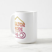 Benutzerdefinierter Makler-Modus-Ein-Kaffeebecher- Kaffeetasse (Vorderseite Links)