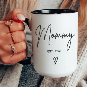 Benutzerdefinierter Mama-Becher, minimalistischer  Tasse