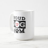 Benutzerdefinierter Mama für Hunde Kaffeetasse (Vorderseite Links)