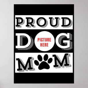 Benutzerdefinierter Mama für Hunde Poster