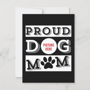 Benutzerdefinierter Mama für Hunde Postkarte