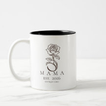 Benutzerdefinierter MAMA-Rosen-Minimalist Coffee M
