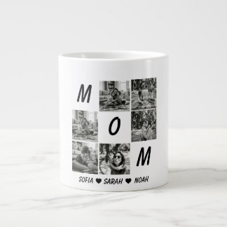 Benutzerdefinierter Mamma-Fotomug: Personalisierte Jumbo-Tasse
