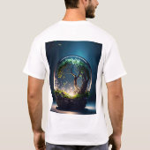 Benutzerdefinierter männlicher T - Shirt (Rückseite)