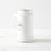 Benutzerdefinierter Marketing Stein mit Logo Bierglas (Vorderseite Links)