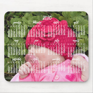 Benutzerdefinierter Mauspad-Kalender 2020 Foto hin Mousepad
