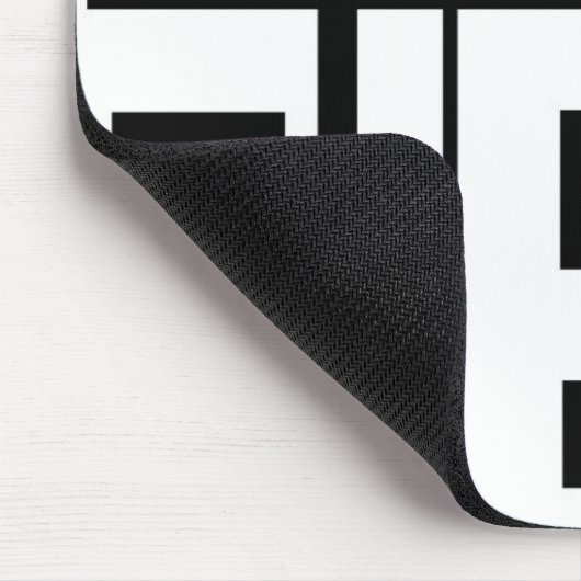 Benutzerdefinierter Mauszeiger mit schwarzen geome Mousepad (Ecke)