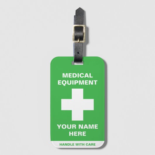 Benutzerdefinierter medizinischer Umgang mit Vorsi Gepäckanhänger (Vorderseite Vertikal)