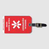 Benutzerdefinierter medizinischer Umgang mit Vorsi Gepäckanhänger (Vorderseite (Horizontal))