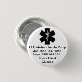 Benutzerdefinierter medizinischer Warnschalter Sch Button (Vorne & Hinten)