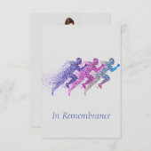 Benutzerdefinierter Memorydienst, der den Mann aus Einladung (Vorne/Hinten)