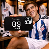 Benutzerdefinierter minimalistischer amerikanische iPhone hülle