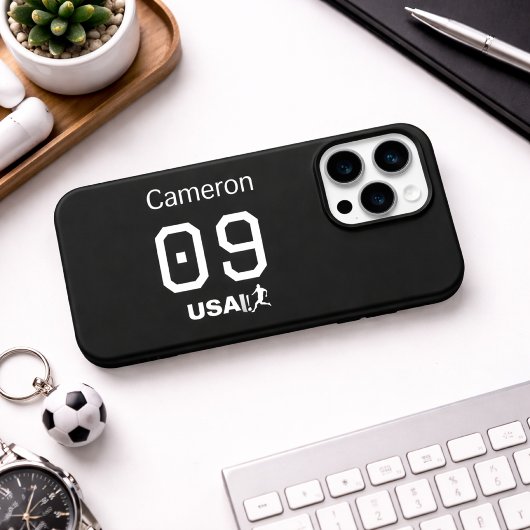 Benutzerdefinierter minimalistischer amerikanische iPhone hülle