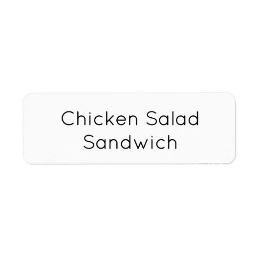 Benutzerdefinierter minimalistischer Catering-Lebe (Vorne)