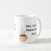 Benutzerdefinierter minimalistischer Kaffee-Becher Kaffeetasse (VorderseiteRechts)
