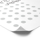 Benutzerdefinierter Minimalistischer Konsistenz-Mo Poster (Ecke)