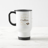 Benutzerdefinierter minimalistischer Name Reisebecher (Links)