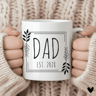 Benutzerdefinierter minimalistischer Papa-Becher z Kaffeetasse