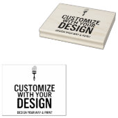 Benutzerdefinierter minimalistischer personalisier gummistempel (Stempel)