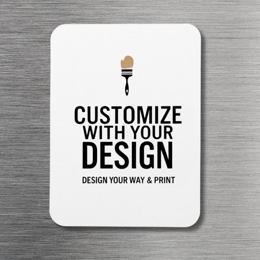 Benutzerdefinierter minimalistischer personalisier magnet