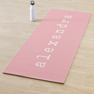 Benutzerdefinierter Minimalistischer Schreibmaschi Yogamatte