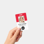 Benutzerdefinierter Mitarbeiter - Foto, Bar, Logo, Ausweis (Handheld)