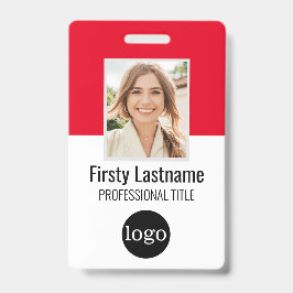 Benutzerdefinierter Mitarbeiter - Foto, Bar, Logo, Ausweis