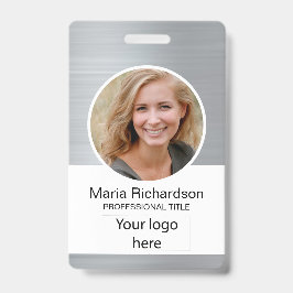 Benutzerdefinierter Mitarbeiter, Foto, Bar, Logo,  Ausweis