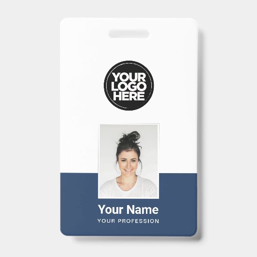 Benutzerdefinierter Mitarbeiter - Foto, BarCode, g Ausweis (Vorderseite)