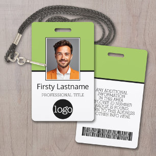 Benutzerdefinierter Mitarbeiter - Foto, Barcode, L Ausweis