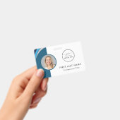 Benutzerdefinierter Mitarbeiter - Foto, Logo, Name Ausweis (Handheld)