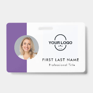 Benutzerdefinierter Mitarbeiter - Foto, Logo, Name Ausweis