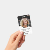 Benutzerdefinierter Mitarbeiter, Foto, Logo, Name  Ausweis (Handheld)