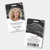 Benutzerdefinierter Mitarbeiter, Foto, Logo, Name  Ausweis (Vorder- & Rückseite)