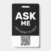 Benutzerdefinierter Mitarbeiter - Foto-Pass- Name- Ausweis (Rückseite)