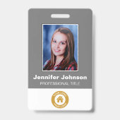 Benutzerdefinierter Mitarbeiter - Name der Foto-Lo Ausweis (Vorderseite)