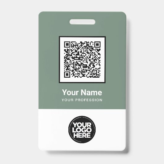 Benutzerdefinierter Mitarbeiter-Qr-Code-Barcode-Lo Ausweis (Vorderseite)