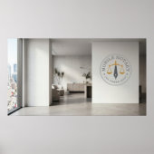Benutzerdefinierter mobiler Notar-Zoom-Office-Down Poster (Vorne)