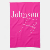 Benutzerdefinierter moderner Familienname