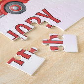 Benutzerdefinierter moderner Feuerwehrmann Weihnac Puzzle (Seite)