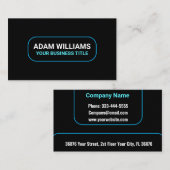 Benutzerdefinierter moderner Firmenname - Beruflic Visitenkarte (Vorne/Hinten)