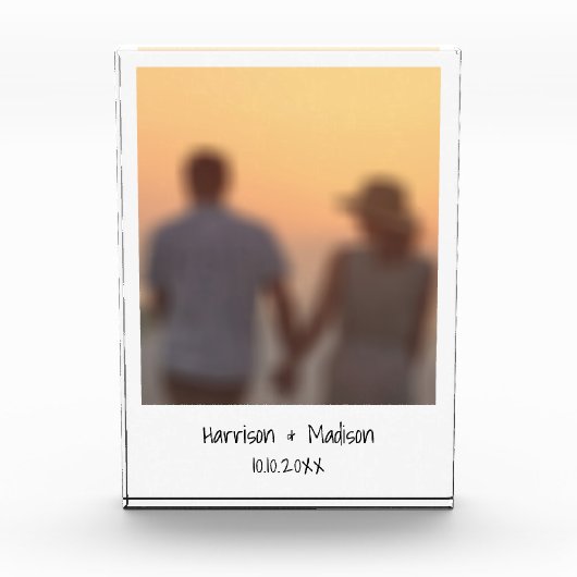 Benutzerdefinierter moderner Foto-Foto-Block rückg Fotoblock (Vorderseite)