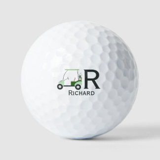 Benutzerdefinierter moderner Golfwagen-Club-Monogr Golfball