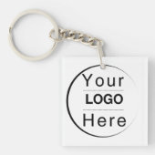 Benutzerdefinierter moderner minimalistischer Name Schlüsselanhänger (Vorderseite)