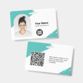 Benutzerdefinierter, moderner Personalausweis Einf Ausweis (Vorder- & Rückseite)