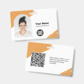 Benutzerdefinierter, moderner Personalausweis Einf Ausweis (Vorder- & Rückseite)