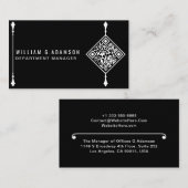 Benutzerdefinierter moderner QR-Code | Berufliches Visitenkarte (Vorne/Hinten)