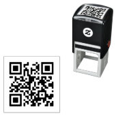 Benutzerdefinierter moderner QR-Code Selbstfärbest Permastempel (Beispiel)