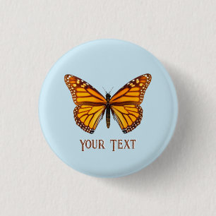 Benutzerdefinierter Monarchfalter Button
