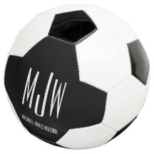 Benutzerdefinierter Monogram Name Black Modern
